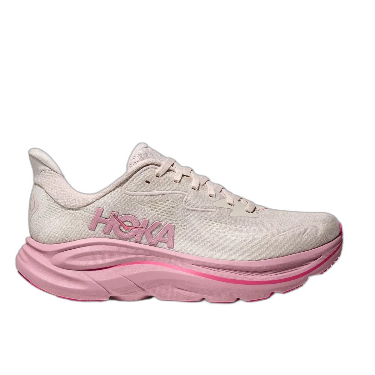 Hoka Women's Clifton 10 - Rose Cream - side view