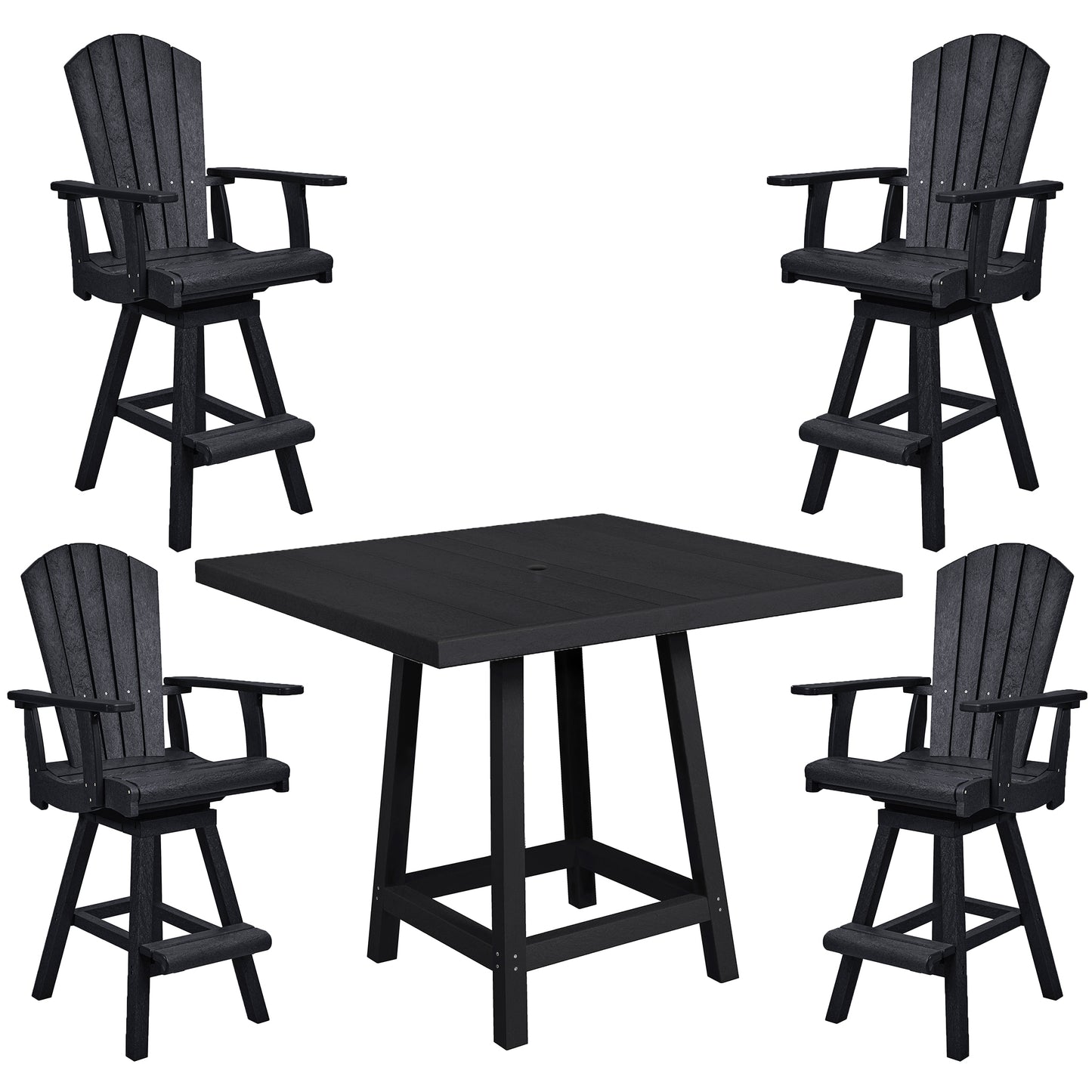Square Swivel Pub Set