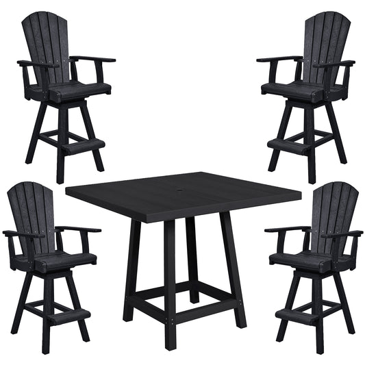 Square Swivel Pub Set