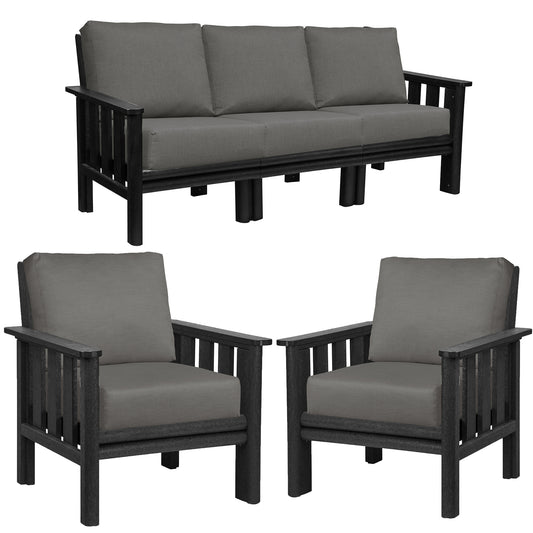 Stratford Sofa & 2 Club Chairs
