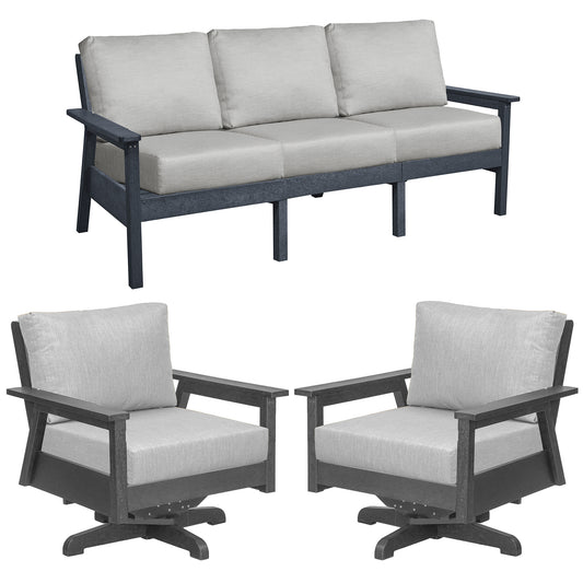 C.R.P. Tofino Sofa and swivel chairs