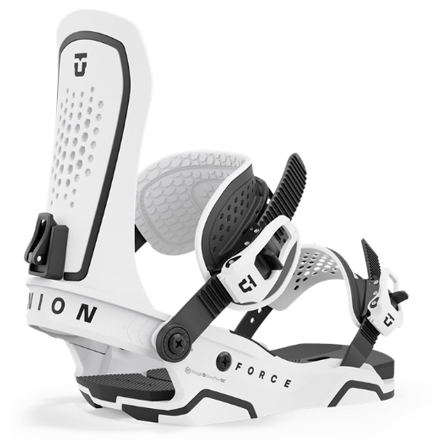 Union Force Snowboard Binding in White