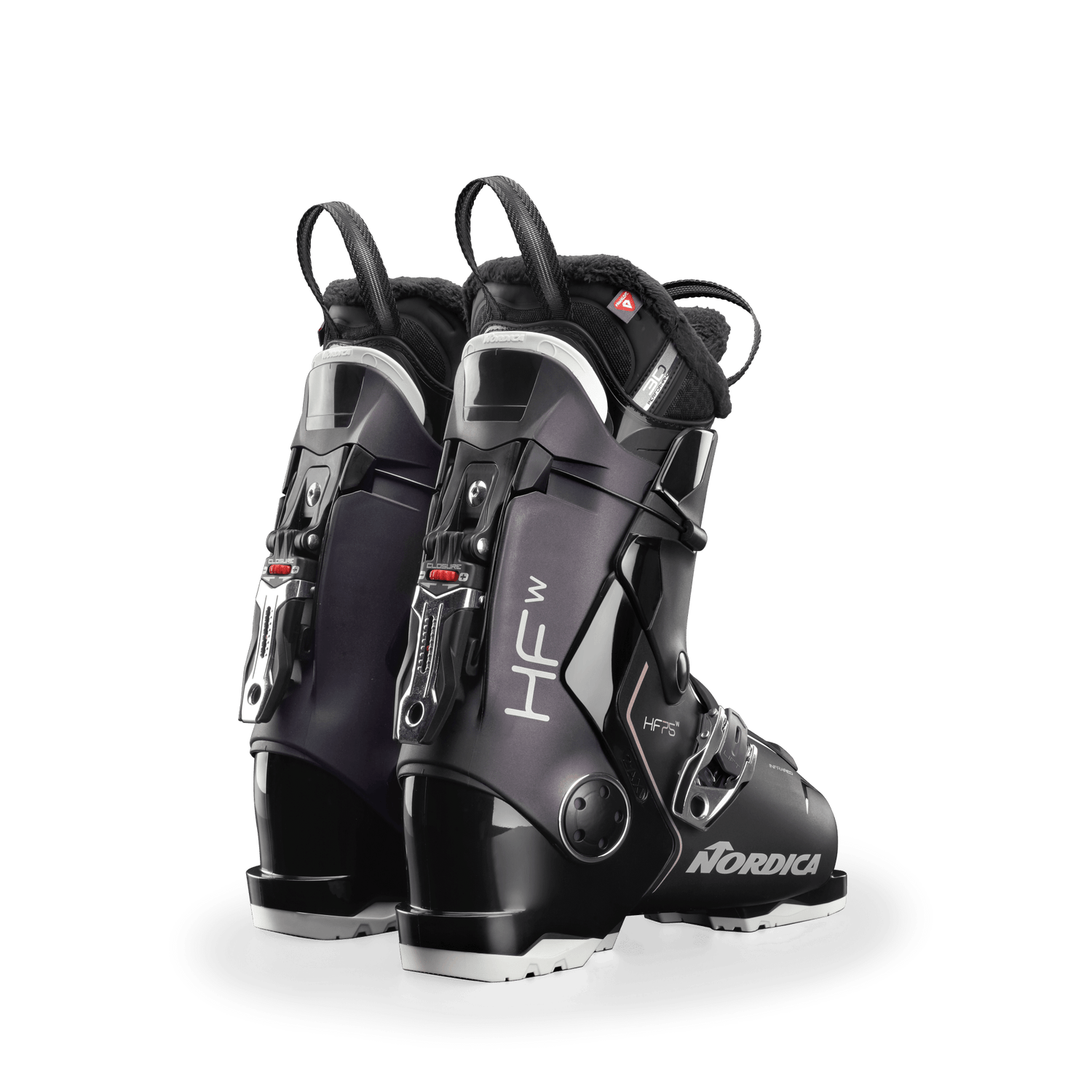 Back view of the Nordica HF 75 W alpine ski boots