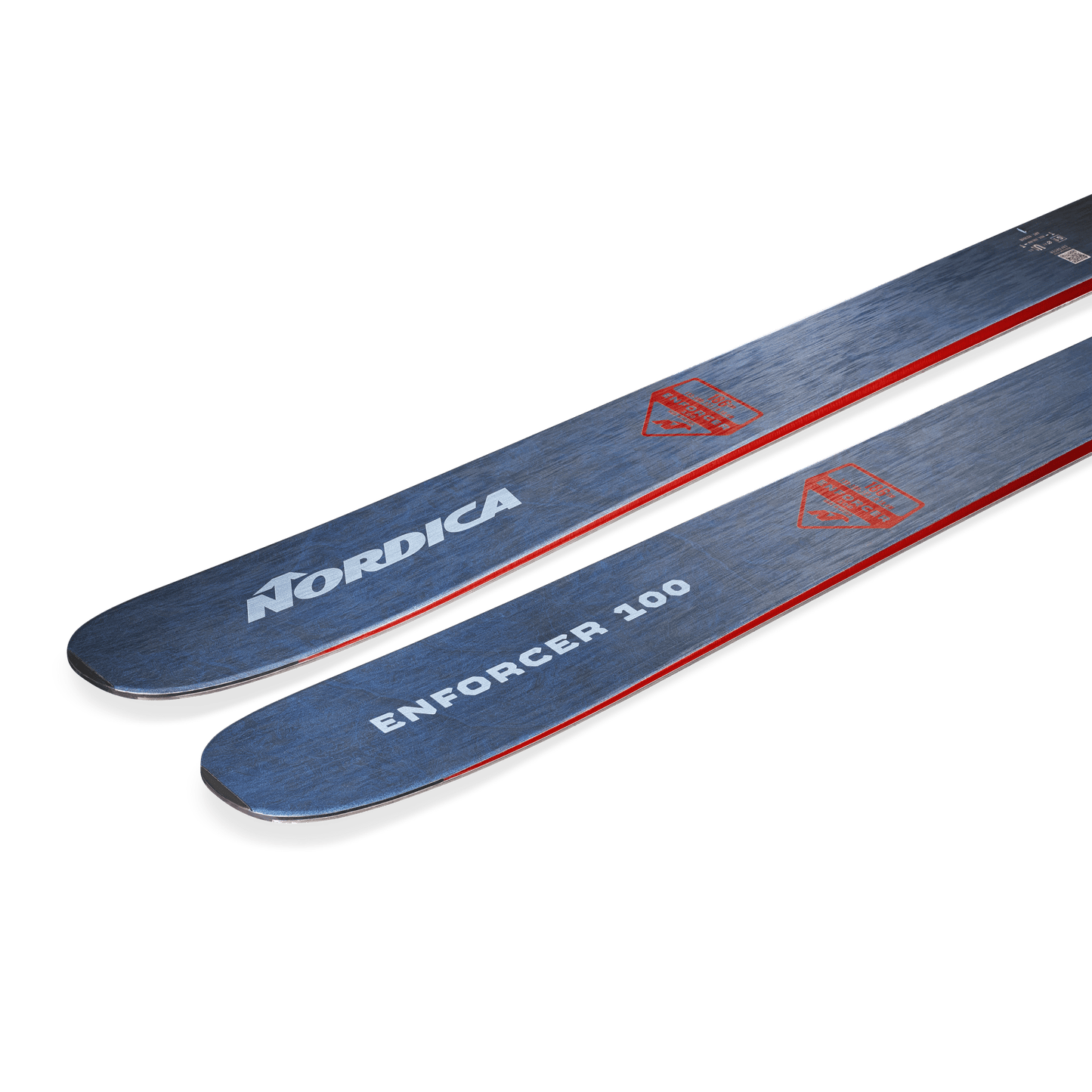 tail of the 2023 nordic enforcer 100 all mountain skis