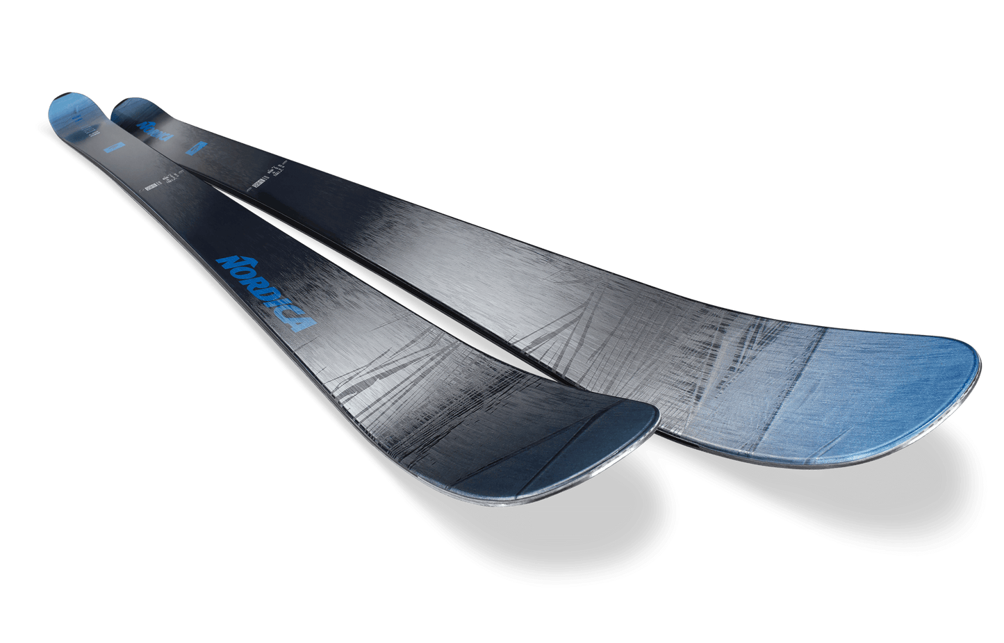 angled view of the 2023 nordica unleashed 98 men's all mountain skis