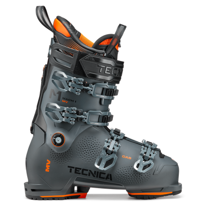 side view of the 2023 tecnica mach 1 mv 110 men's alpine ski boots