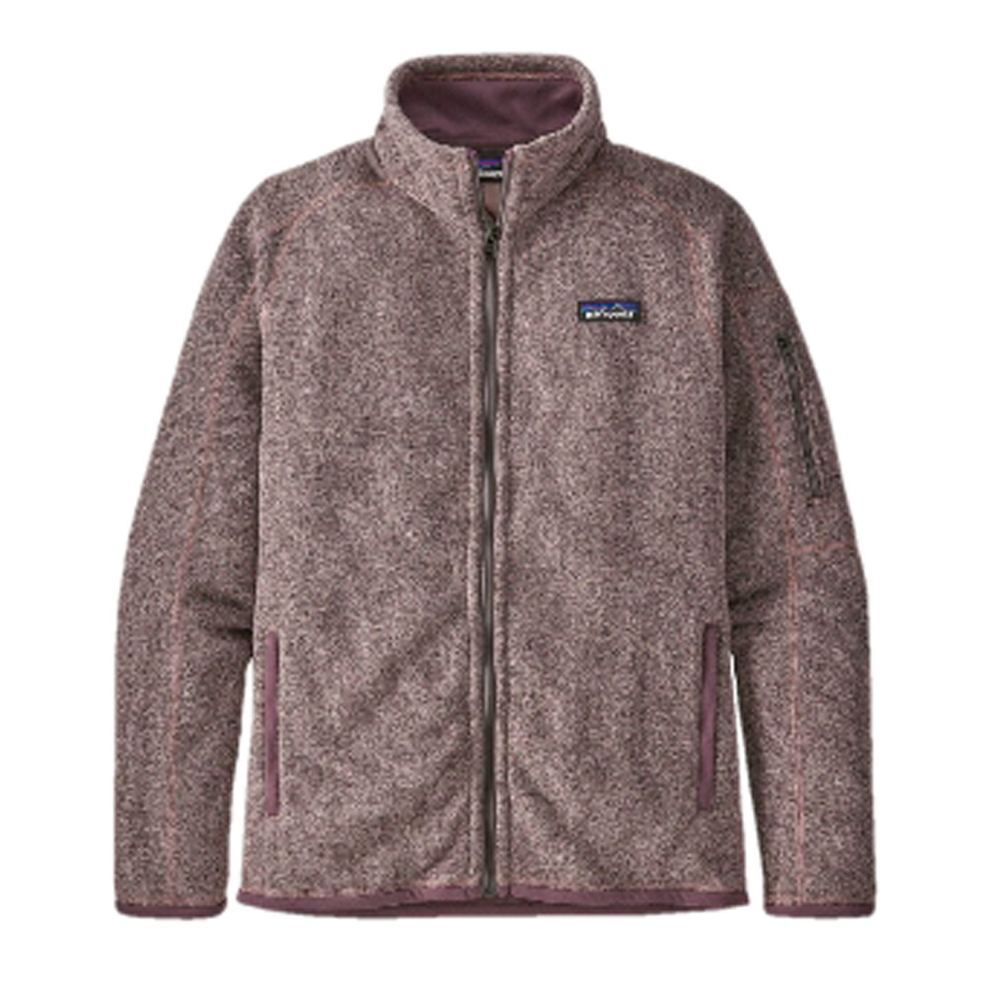 Patagonia Women's full zip fleece better sweater in the colour hazy purple.