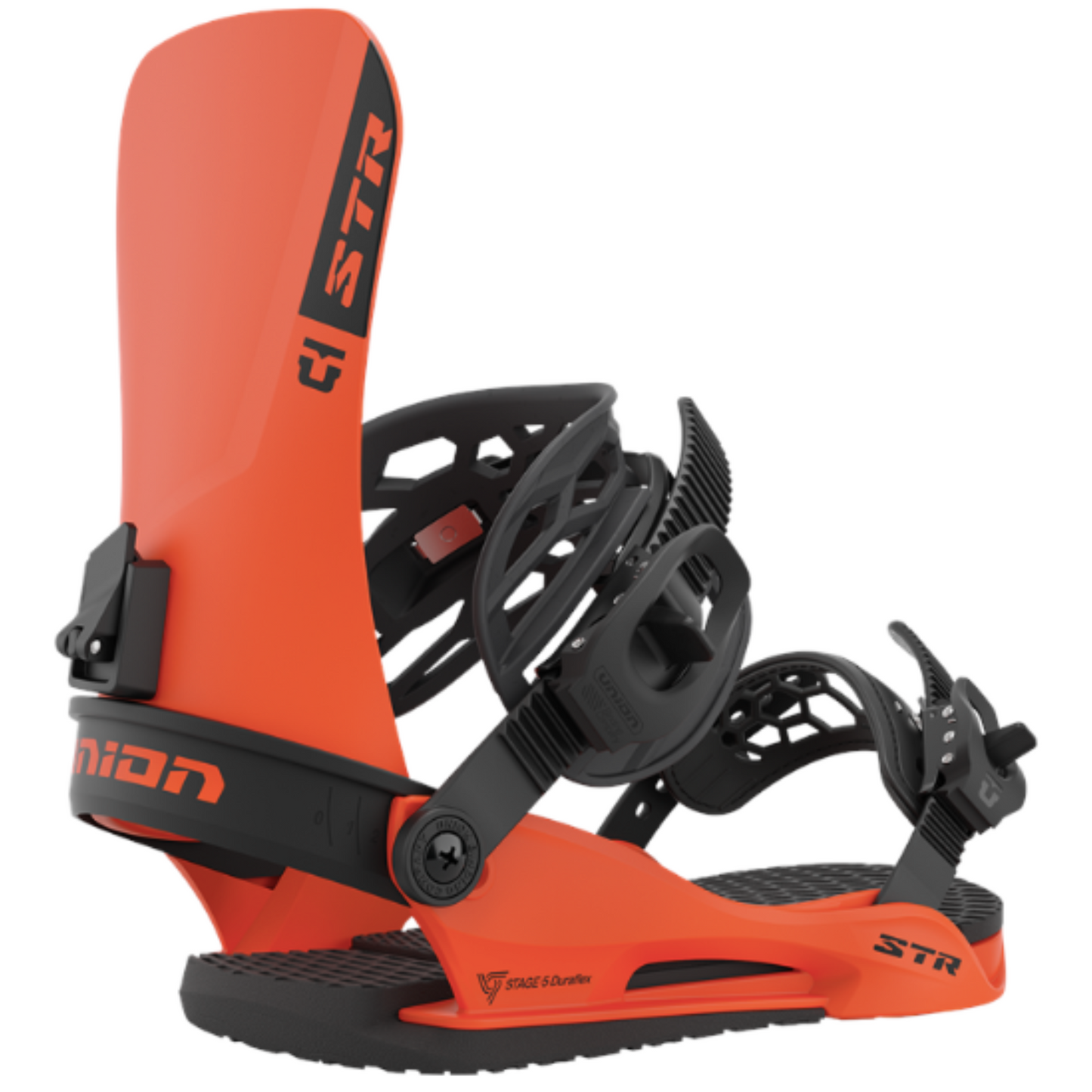 Union STR Snowboard Bindings in Orange