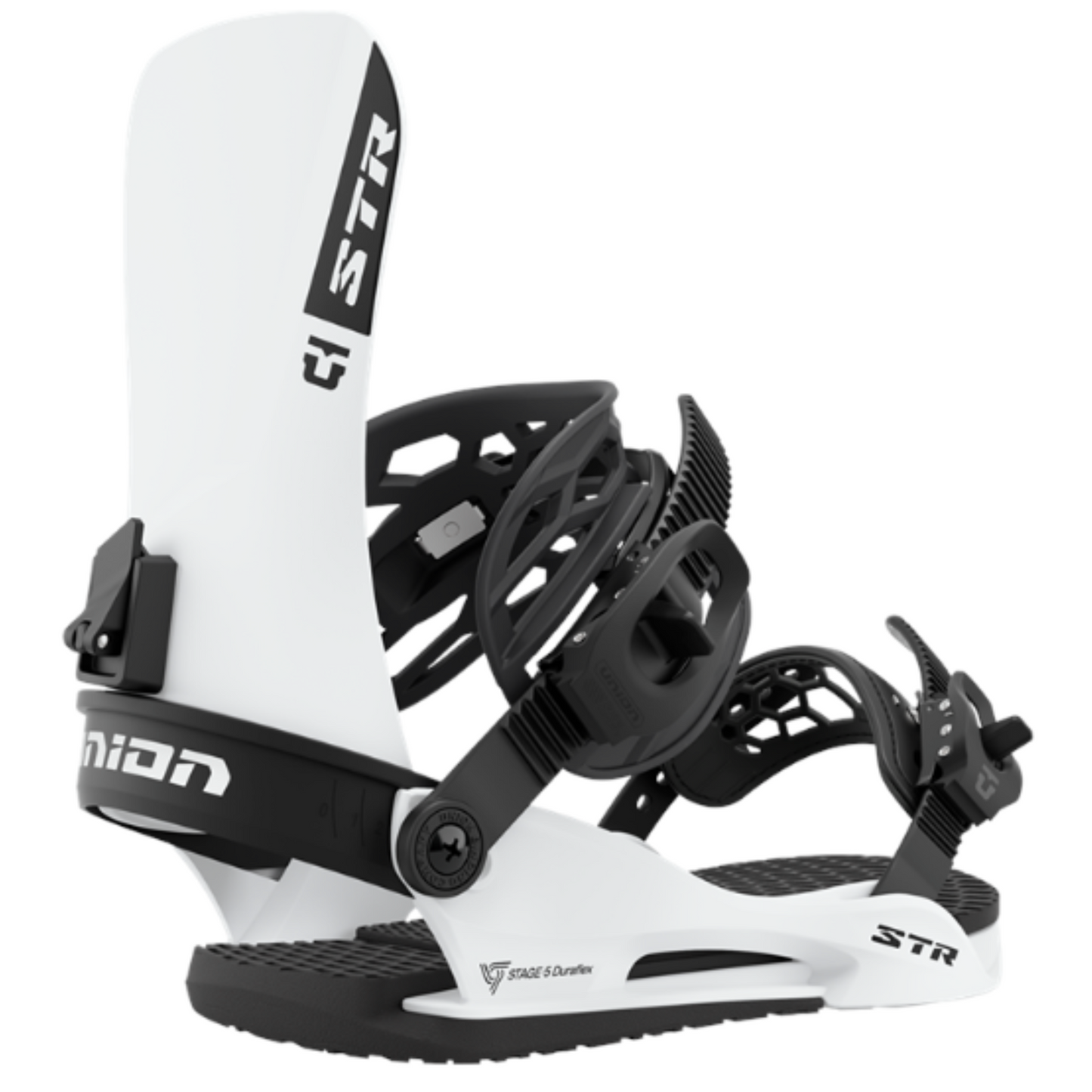 Union STR Snowboard Bindings in White