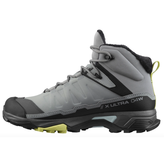 Salomon Women's X Ultra 4 Mid Winter Boots in grey and black
