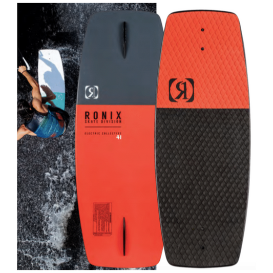 Ronix Electric Collective Wake Skate in red and black
