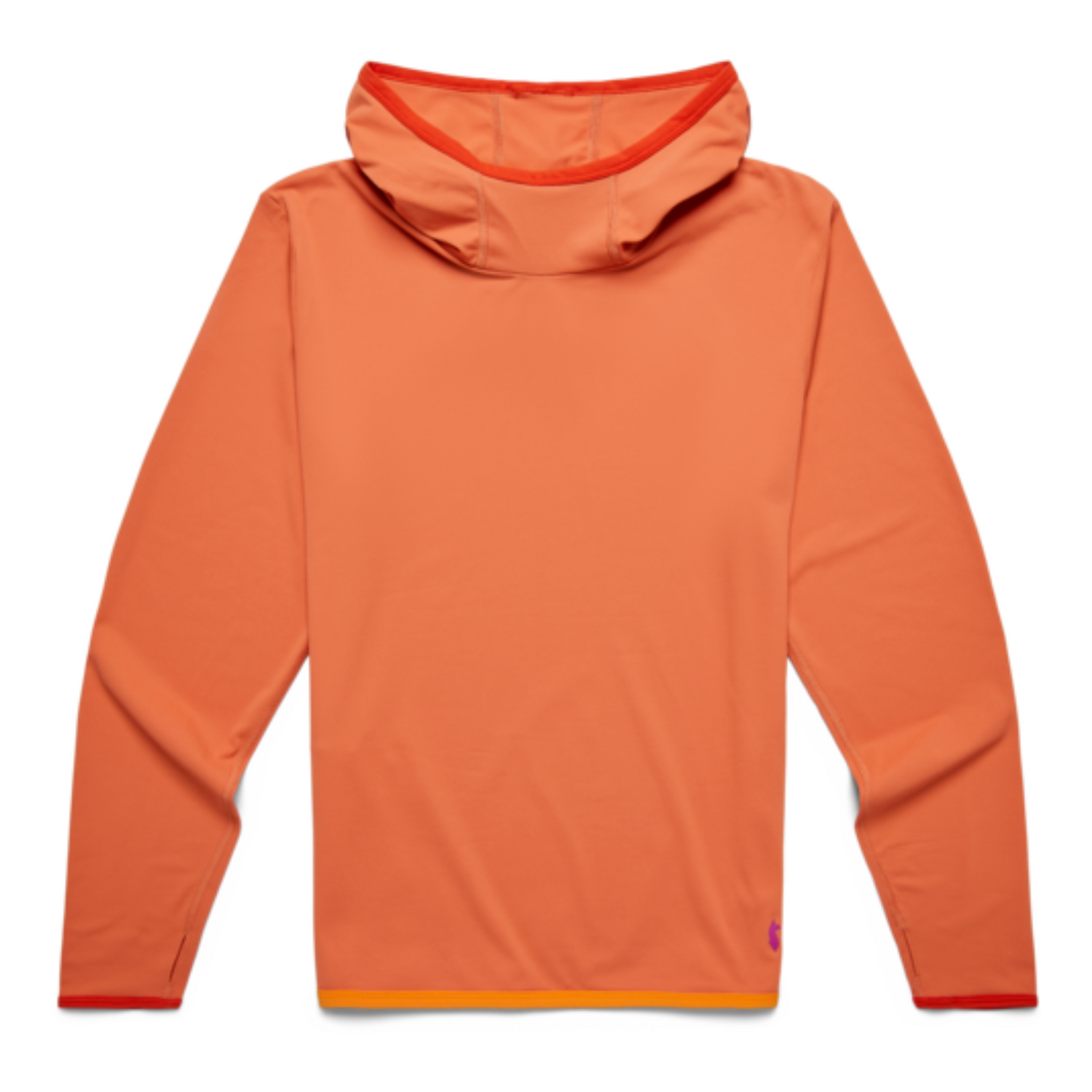 Flat lay Cotopaxi Sombra Sun Hoodie in colour nectar