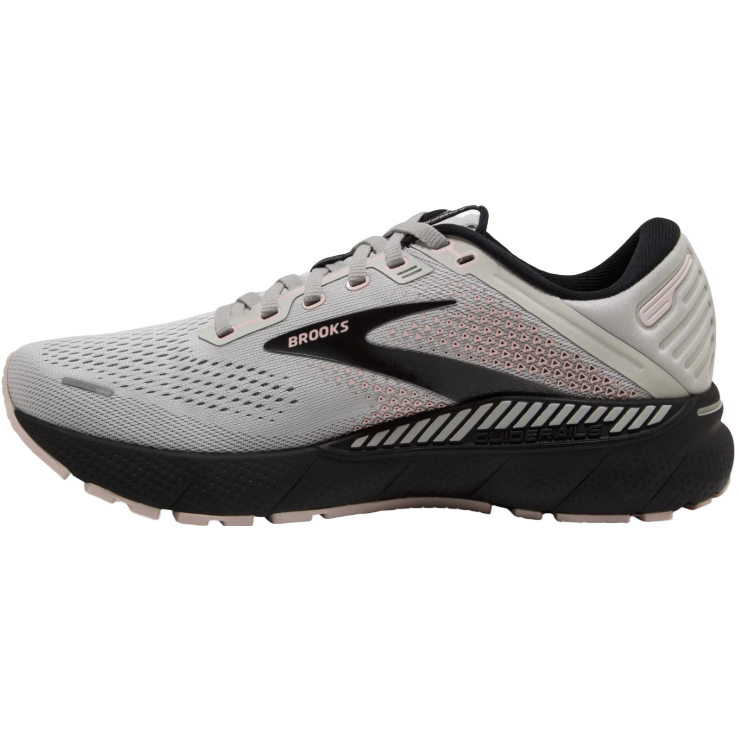 Brooks Women's Adrenaline GTS 22 in Grey/Rose/Black