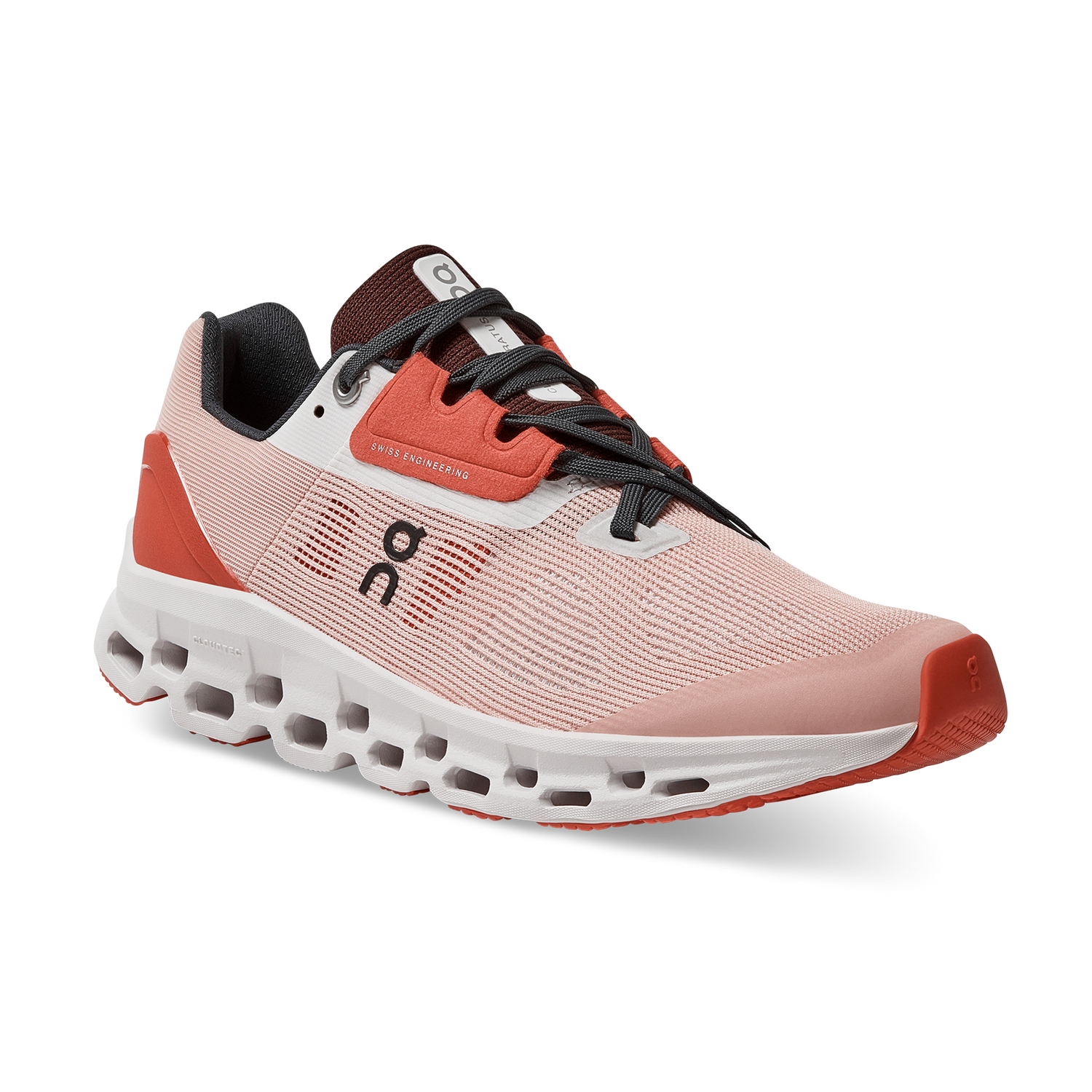 Women's On Cloudstratus in the colour Rose/Red