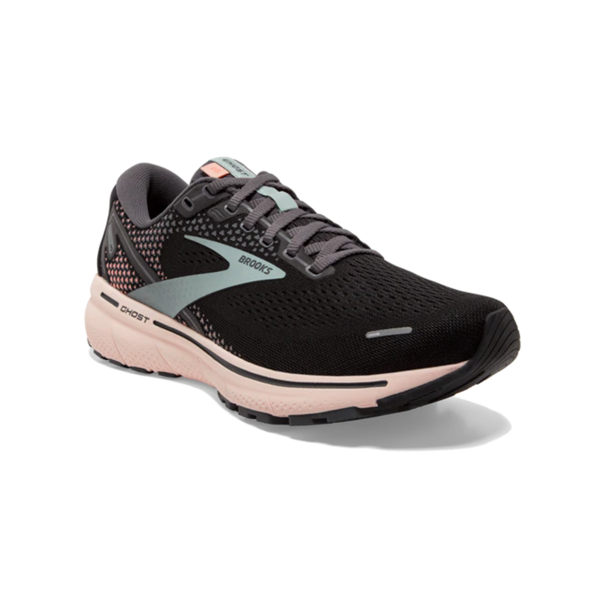 Brooks Ghost 14 in black/pearl