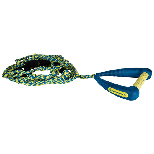 Hyperlite 25' Pro Surf Rope with Handle in yellow\blue