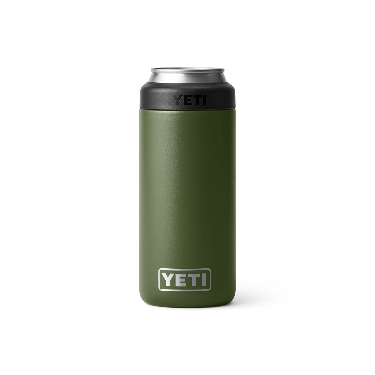 yeti rambler colster slim in the colour highlands olive