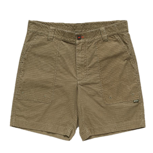 Men's Howler Brothers Cornerstone Shorts in colour siren green. 