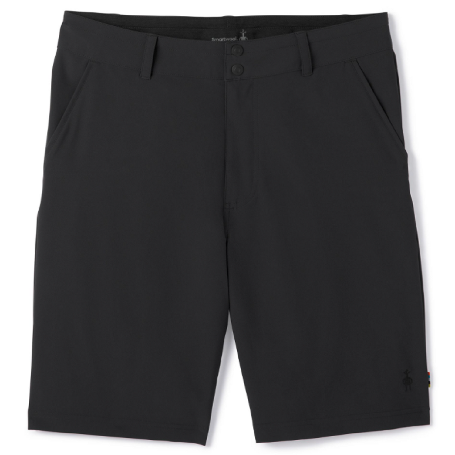 Men's Smartwool Merino Sport Shorts in colour black.