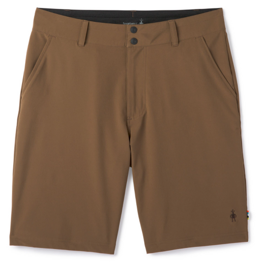 Men's Smartwool Merino Sport Shorts in colour brown.
