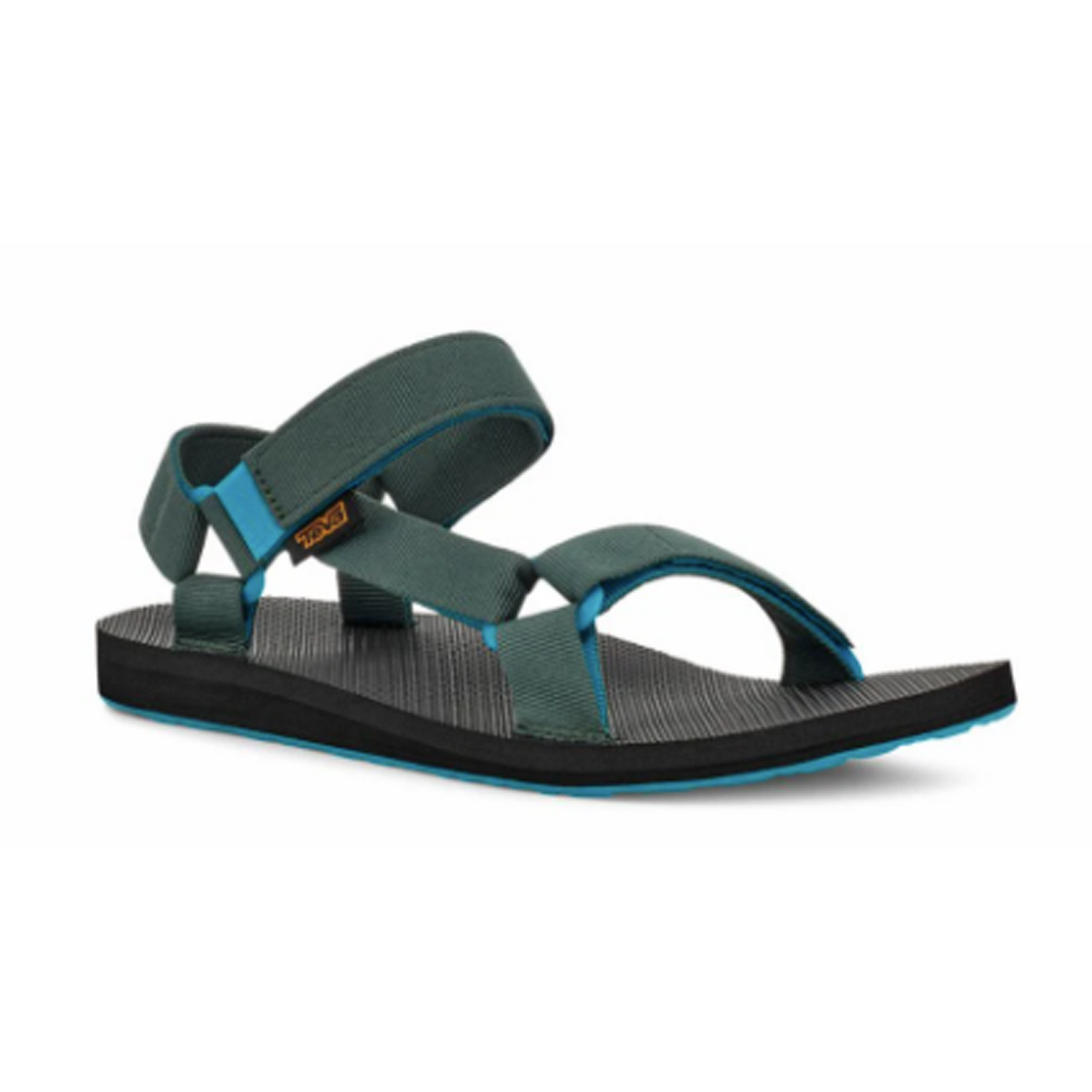 Men's Original Universal Sandal in colours green and blue.