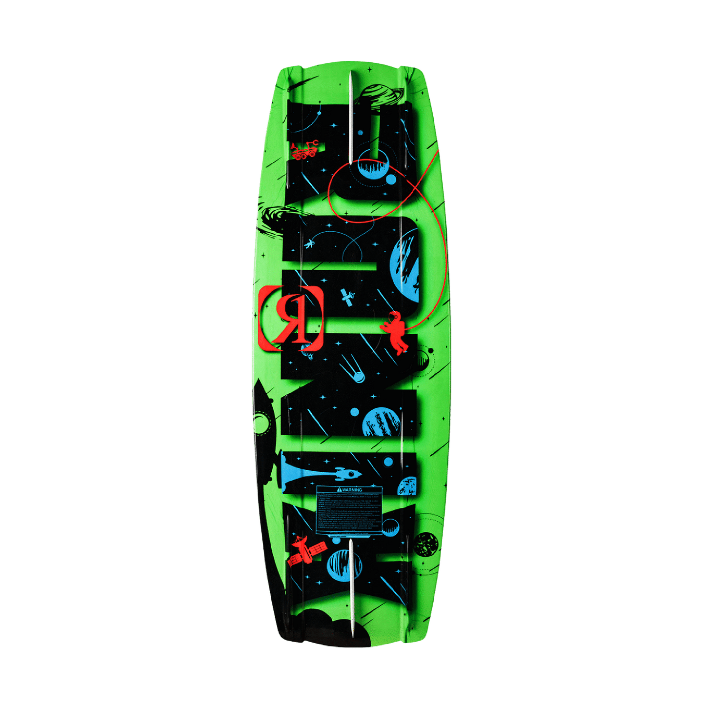 bottom view of the Ronix Vision kids Wakeboard