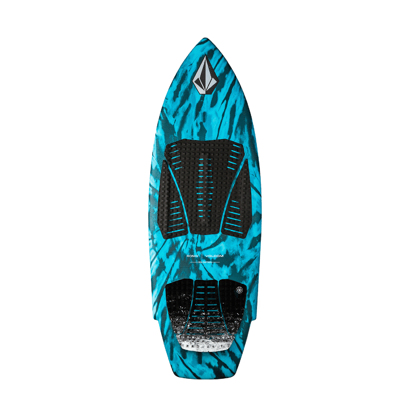 top view of the Ronix Volcom Sea Captain wake surf board
